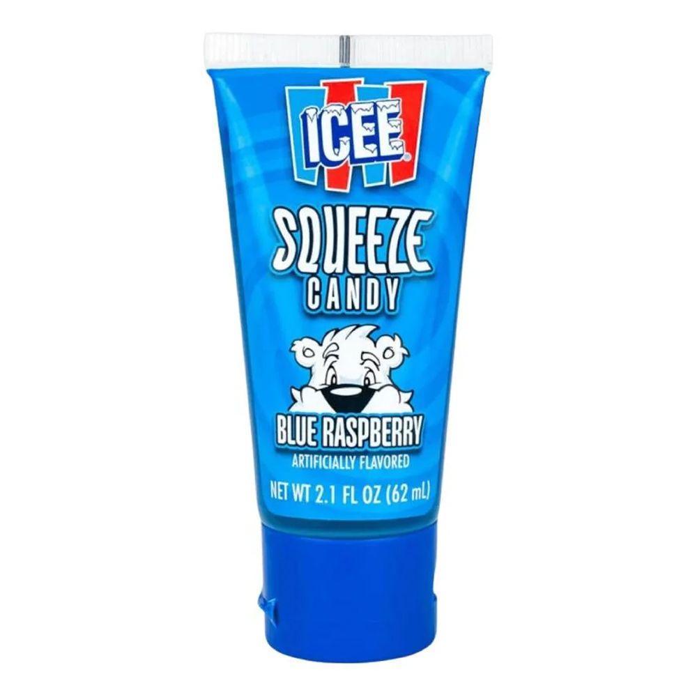 Icee Candy Squeeze  Blue Raspberry Flavor Imported 62 Ml
