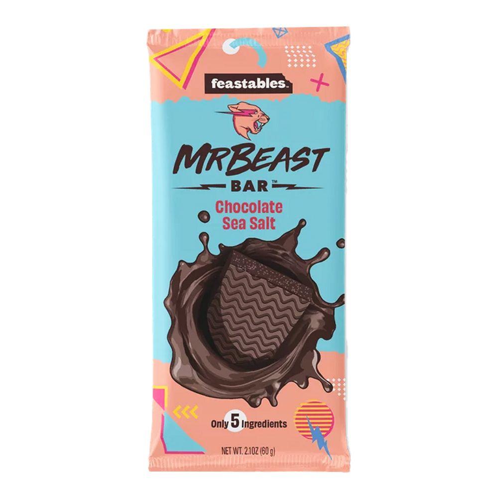 Feastables Mr Beast Chocolate With Sea Salt Imported 60 G