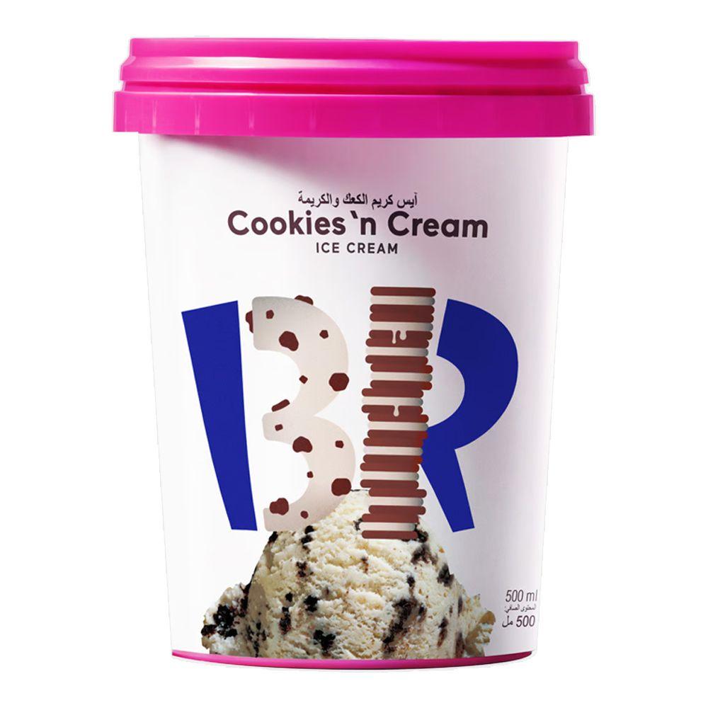 Baskin Robbins Ice Cream Cookies N Cream 500 ml