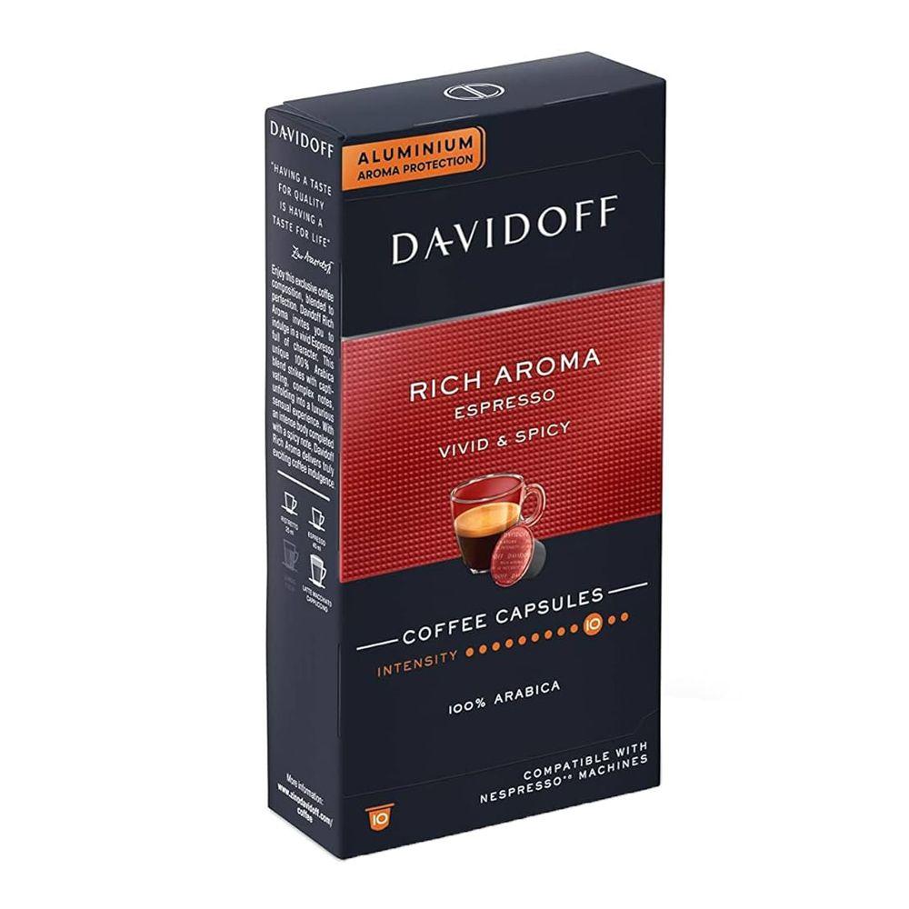 Davidoff Capsules Coffee Rich Aroma Espresso 10 Pieces
