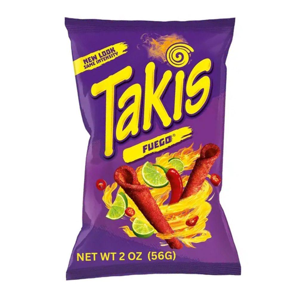 Takis Snack Tortilla Chips Fuego Pepper & Lime 56 G