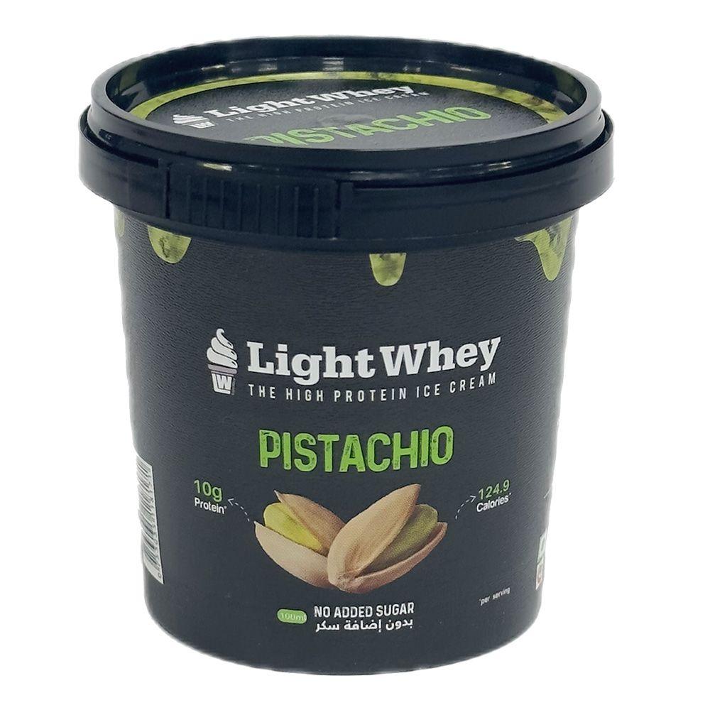 Light Whey Ice Cream With Pistachio Flavor 10 G Of Protein No Added Sugar Imported  100 Ml