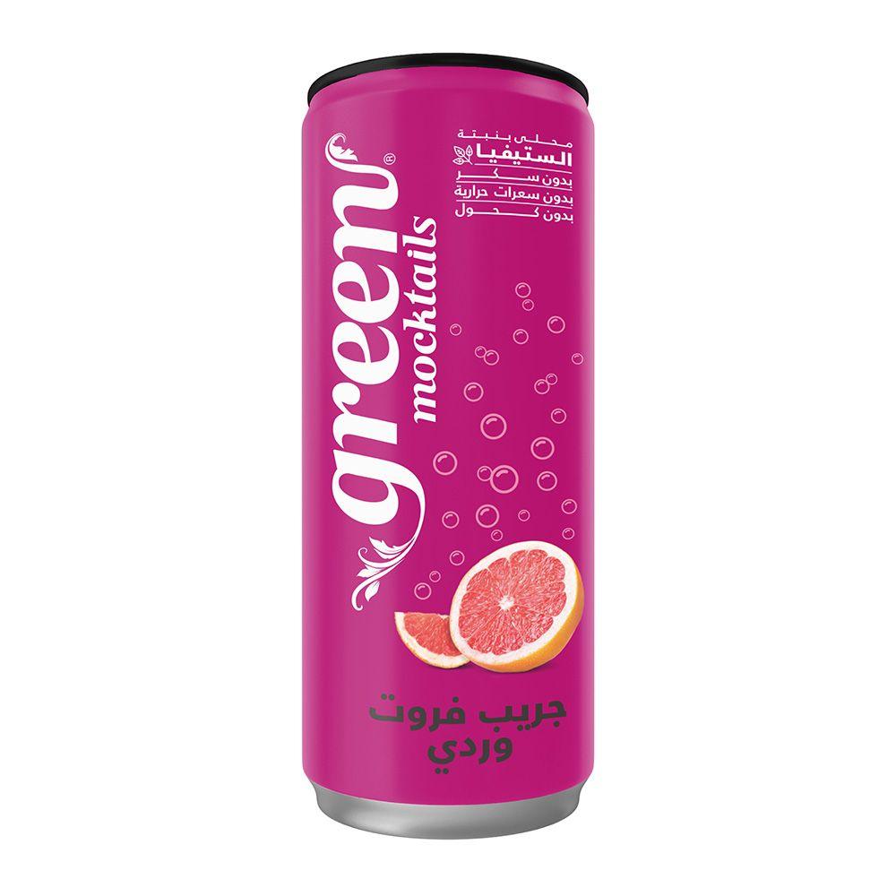 Green Cola Cola Soft Drink Pink Grapefruit Stevia Sweetened No Added Sugar 330 ML