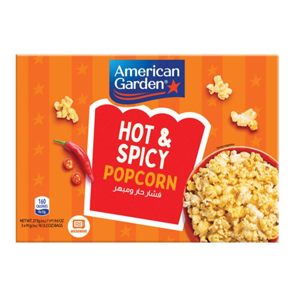 American Garden Popcorn Hot and Spicy 273 G
