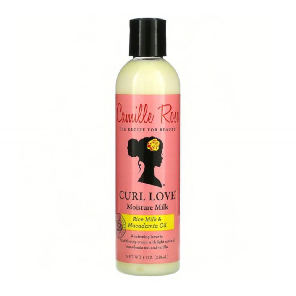 Camille Rose Curl Love Leave-in Conditioner With Rice Milk & Macadamia Oil - 240ml