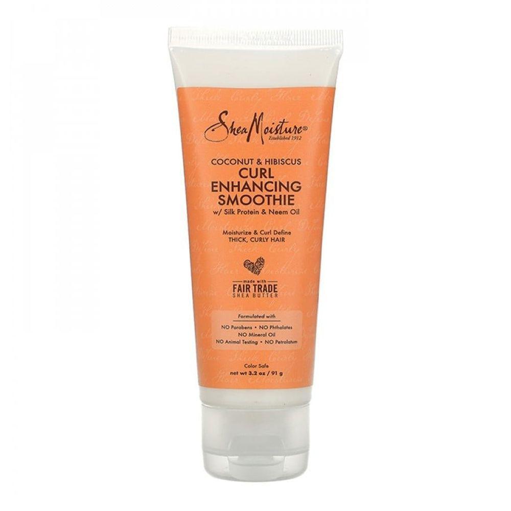 Shea Moisture Coconut & Hibiscus Curl Enhancing Smoothie For Curly And Thick Hair -91g