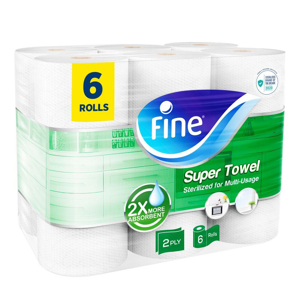 Fine Tissue Roll More Absorbent 5+1 Free
