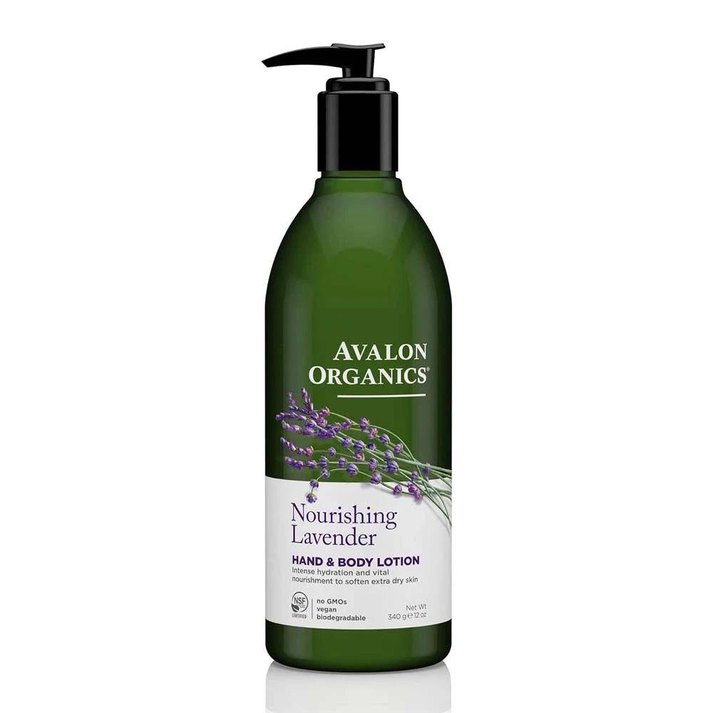 Avalon Organics Nourishing Lavender Hand & Body Lotion - 340g