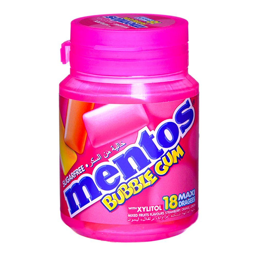 Mentos Gum Fruits Flavour Sugar Free 64 G