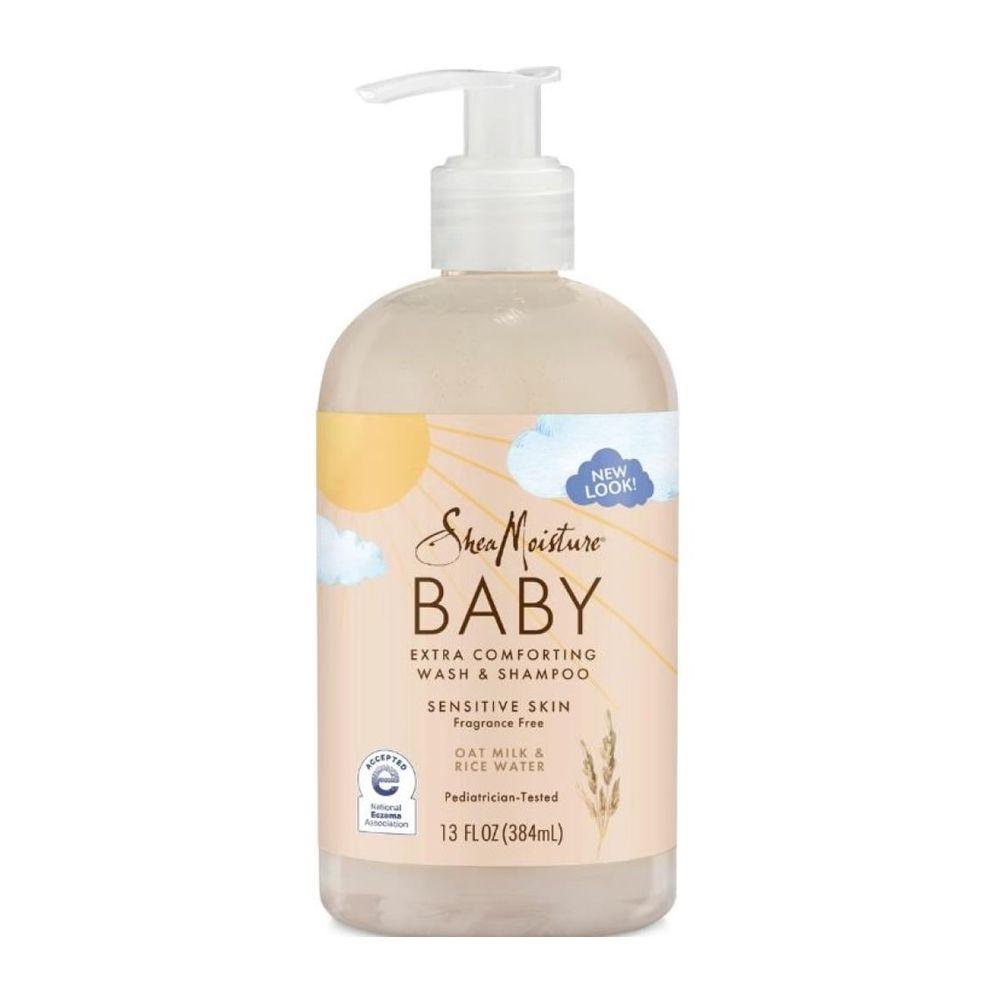 Shea Moisture Baby Extra Comforting Wash & Shampoo with Oat Milk & Rice Water -384ml