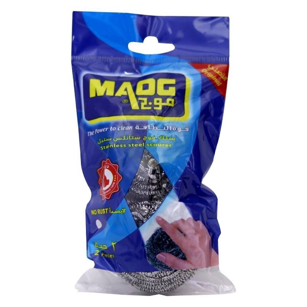 Maog Scouring Pad Stainless Steel 2 Pieces