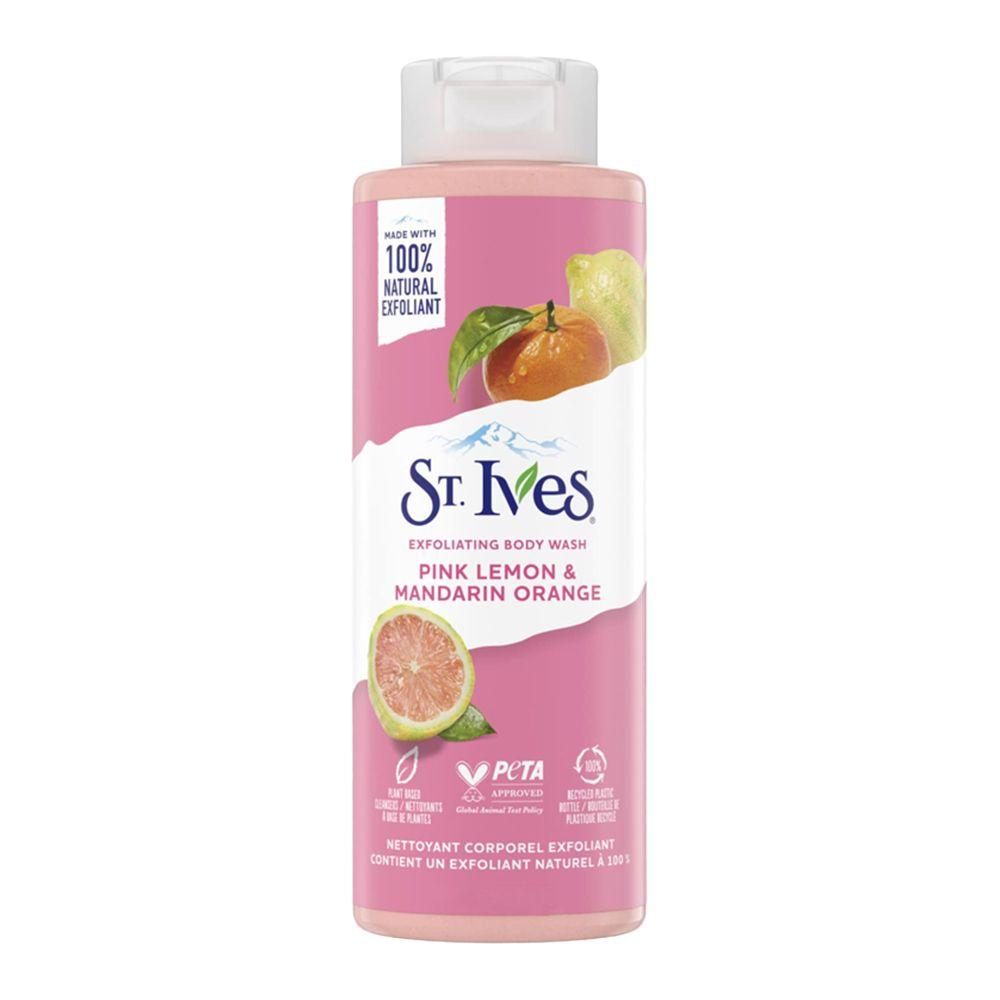St Ives Body Wash Exfoliating With Pink Lemon & Mandarin Orange 650 ML