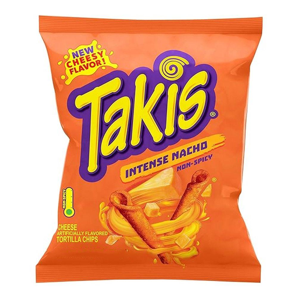 Takis Tortilla Chips With Nacho Cheese Flavour Imported 56.7 G