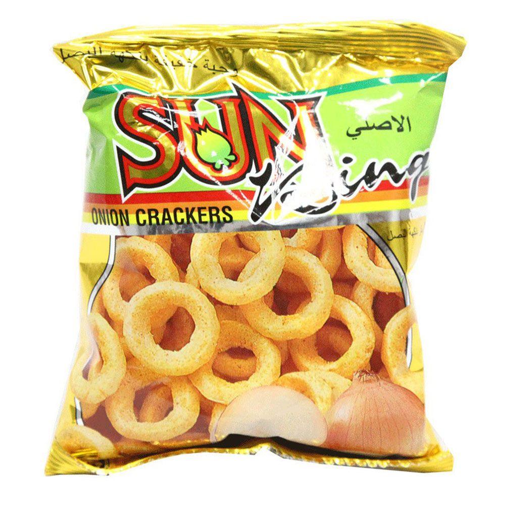 صن رنق شيبس حلقات بصل مملحة 16 جرام