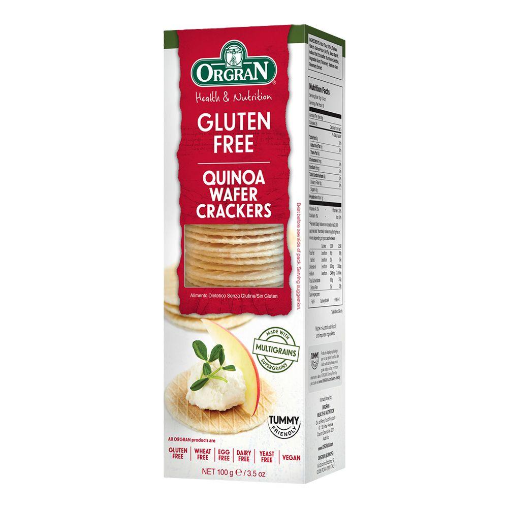 Orgran Quinoa Wafer Crackers Gluten Free 100 G