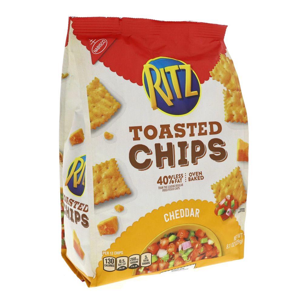Ritz Toasted Chips With Cheddar Cheese Flavor - 229g