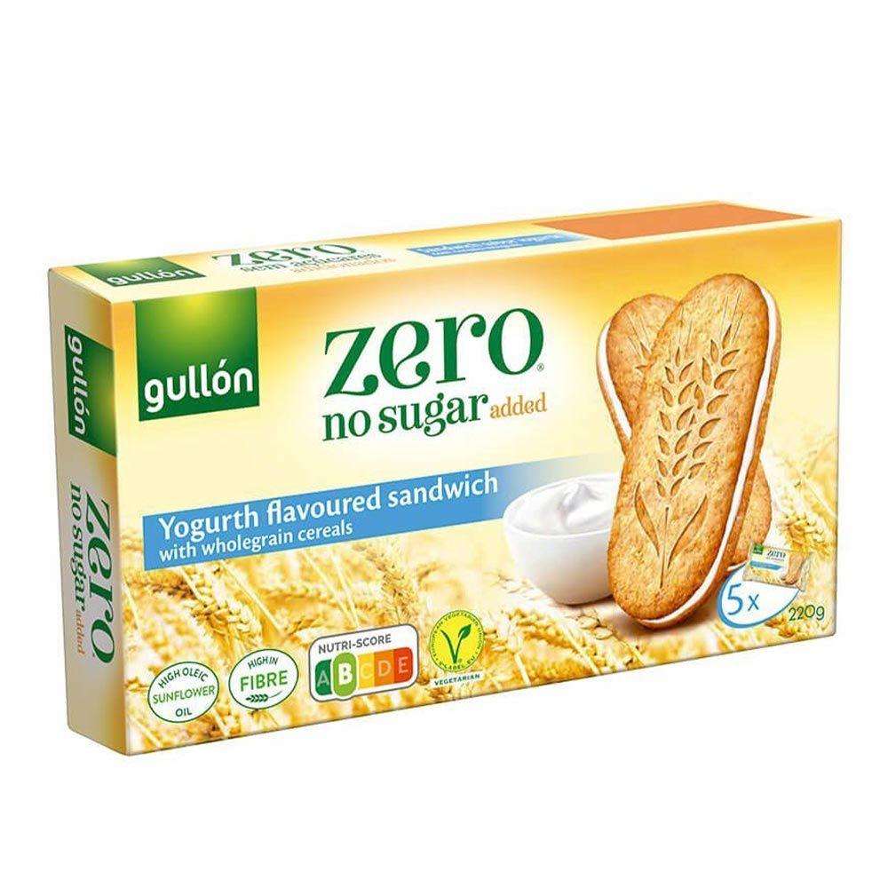 Gullon Sandwich Biscuit Whole Grains With Yogurt No Sugar Added 220 G