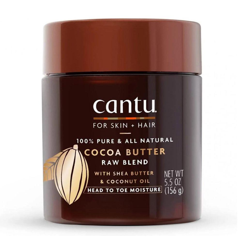 Cantu Cocoa Butter Raw Blend with Shea Butter and Coconut Oil Moisturizing Cream - 156g