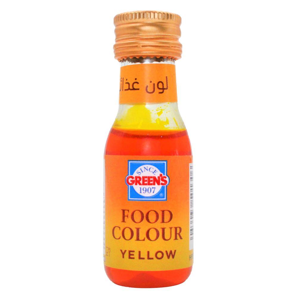 Greens Food Color Yellow 28 ML