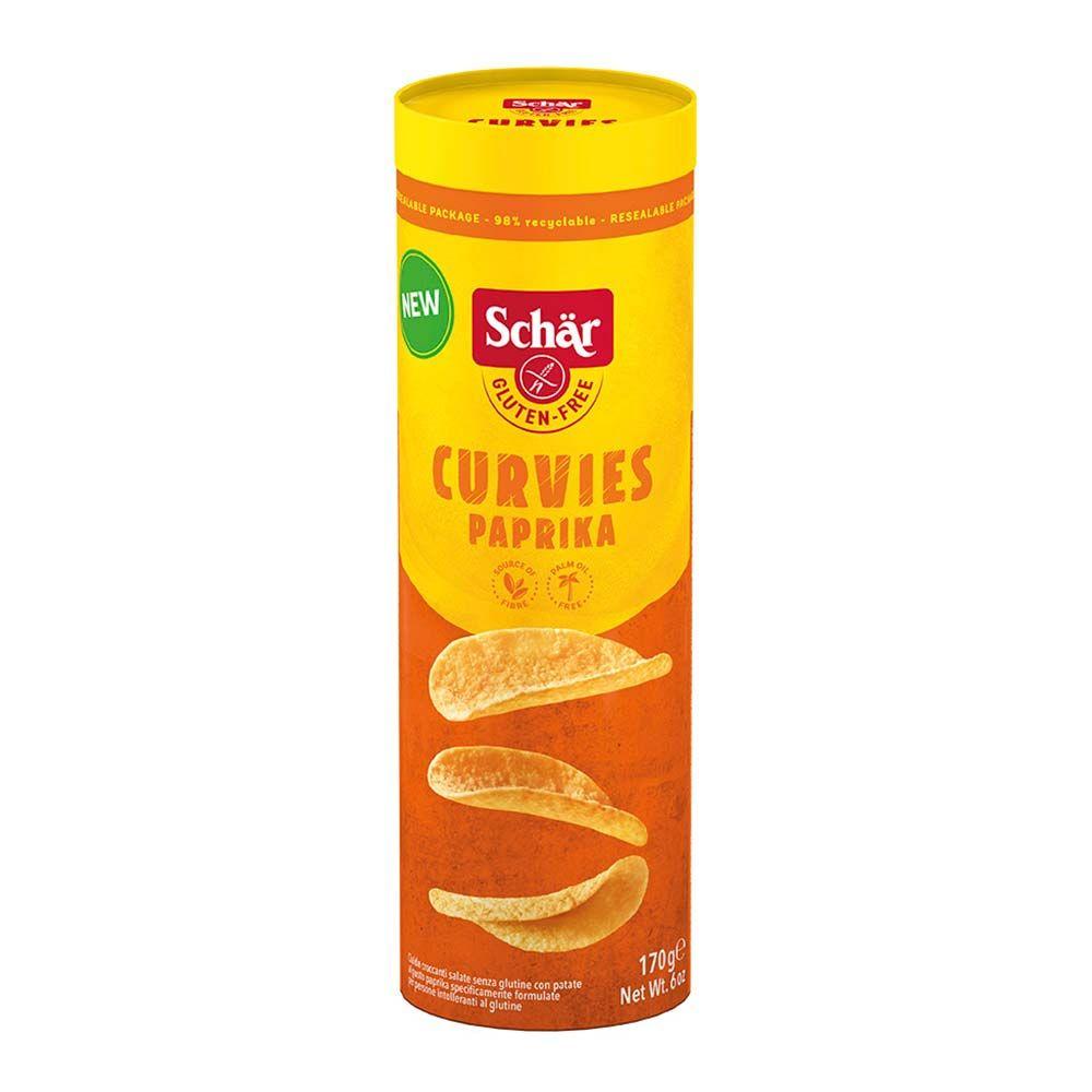 Schar Chips Curvies Paprika Flavor Gluten Free 170 G