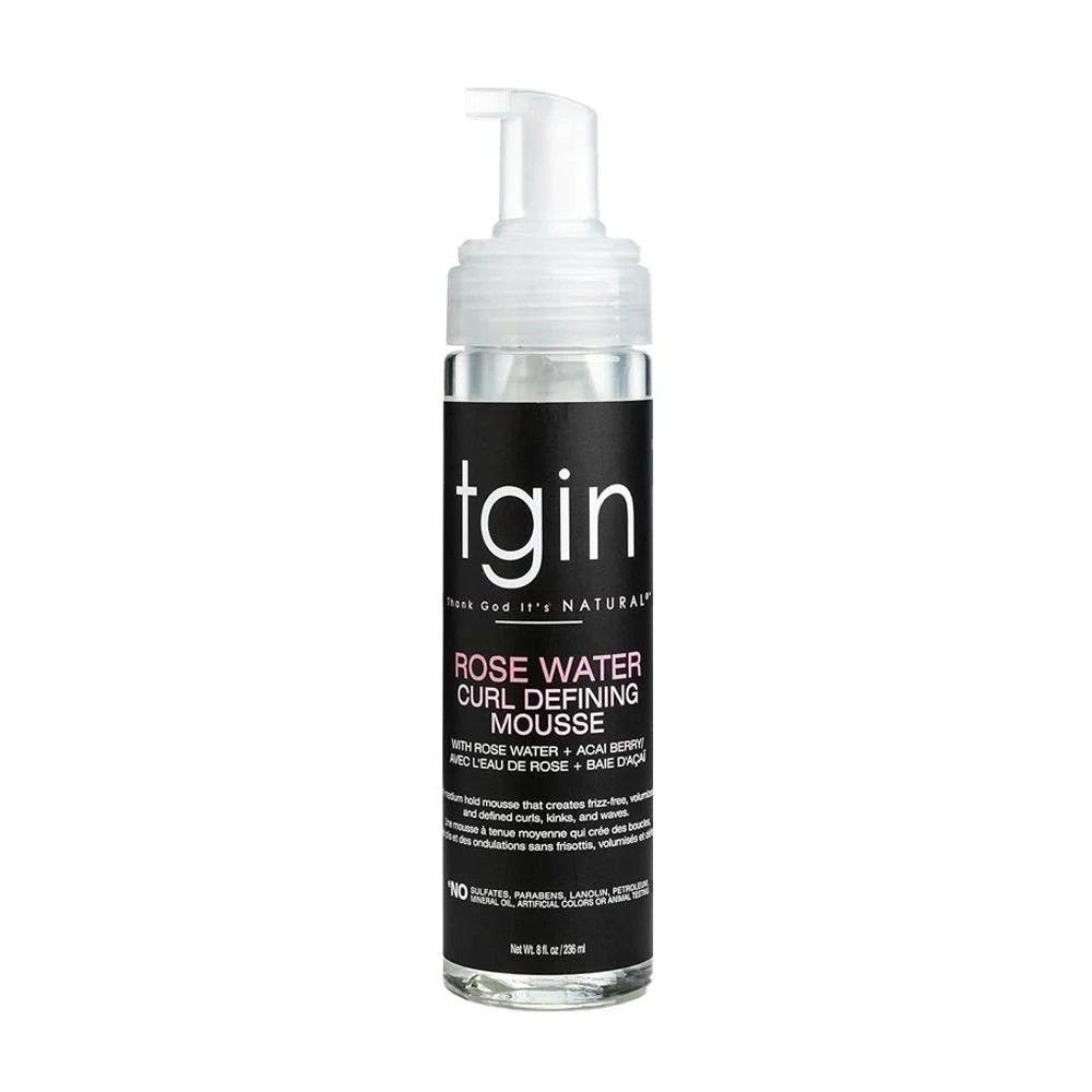 Tgin Rose Water Curl Defining Mousse- 236ml