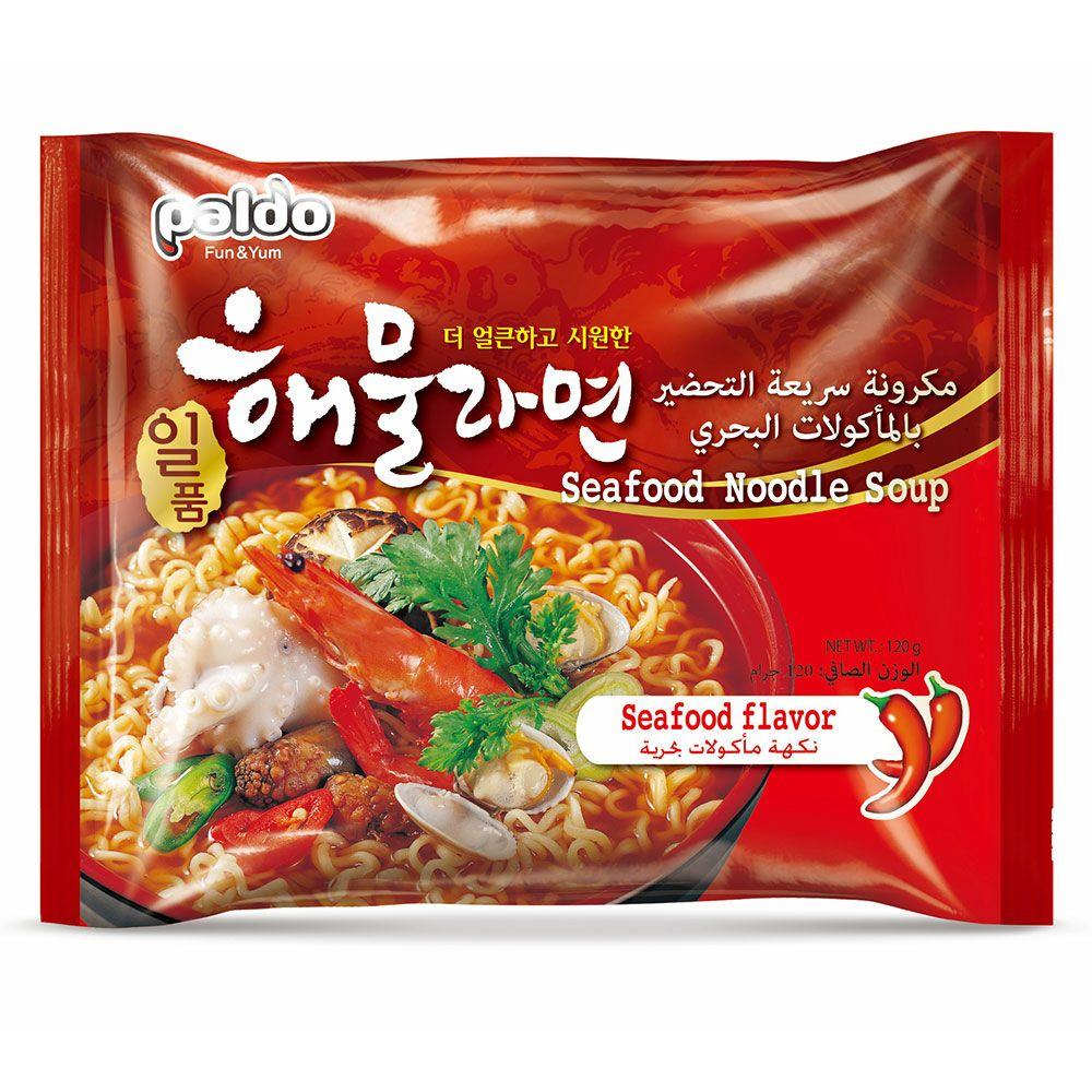 Paldo Noodles Seafood Flavour 120 G