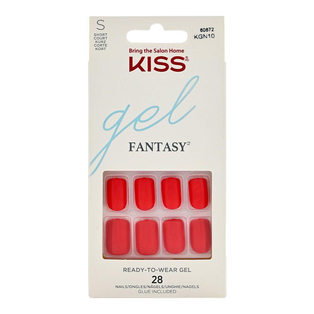 KISS - Gel Fantasy Collection - Press-On Gel Nails - Short Length No.60672- 28 Pieces 