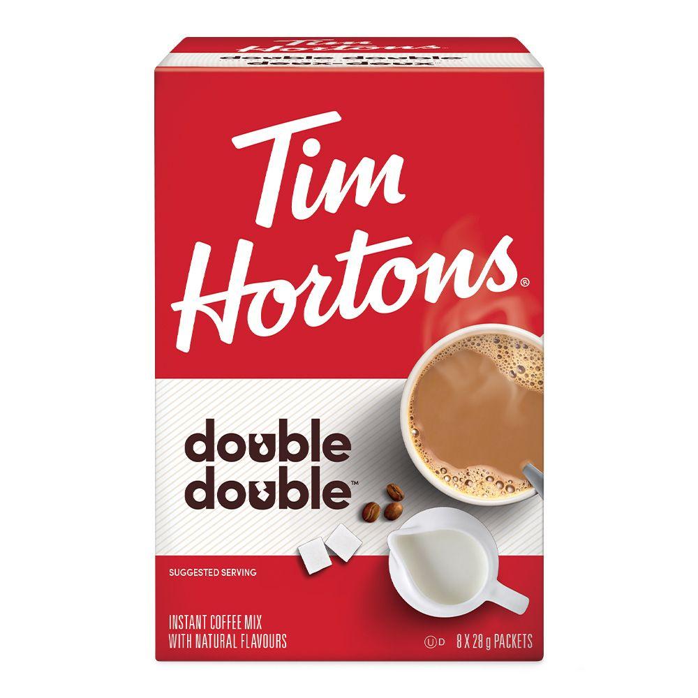 Tim Hortons Instant Coffee Double Double Extra Cream 28 G x 8