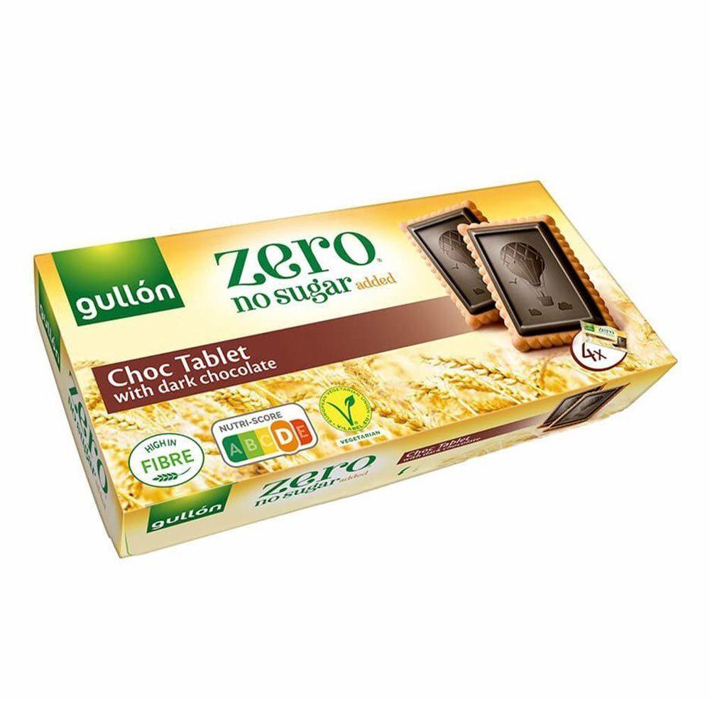 Gullon Biscuit Tablet With Dark Chocolate Zero No Sugar Add 150 G